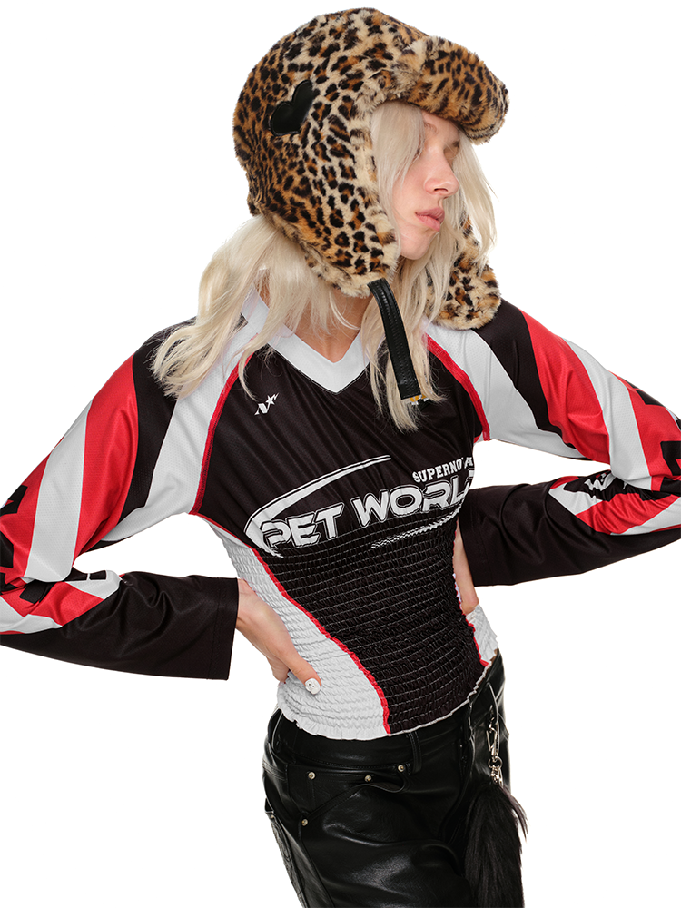 Waist Cable Stitch Sweatshirt