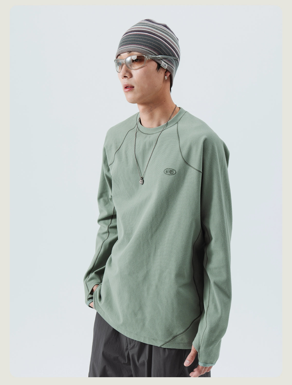 Textured Crewneck Performance Sweatshirt