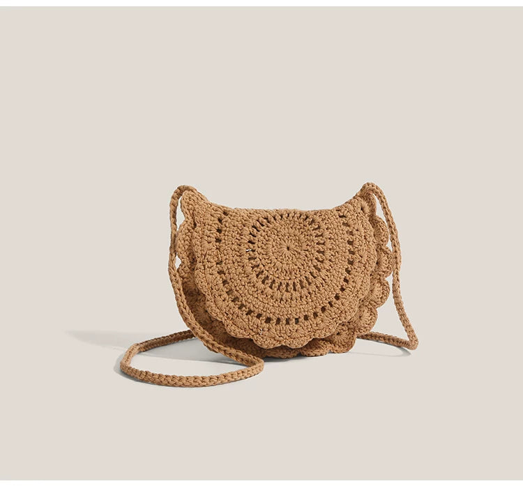 Crochet Scallop Crossbody