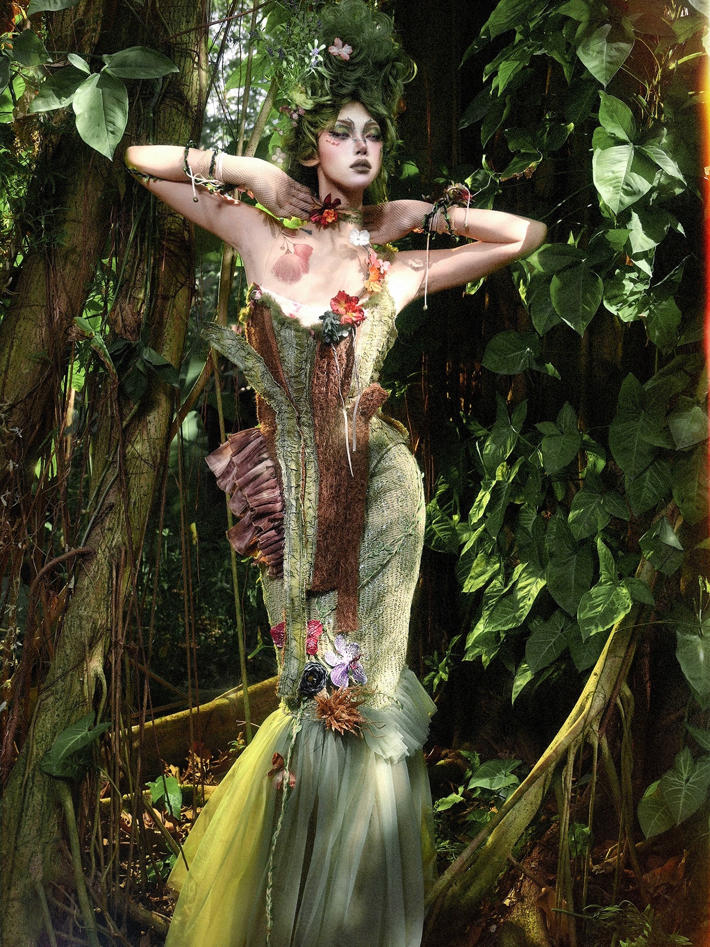 Woodland Fairy Mermaid Skirt