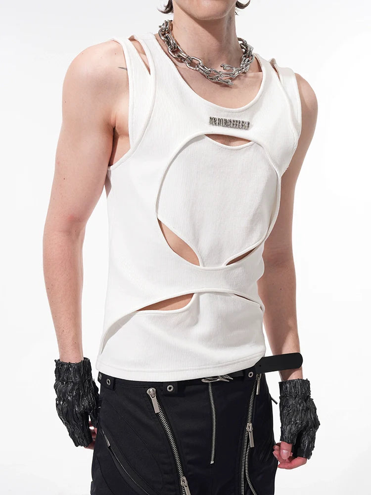 Deconstructed Cut-Out Tank Top