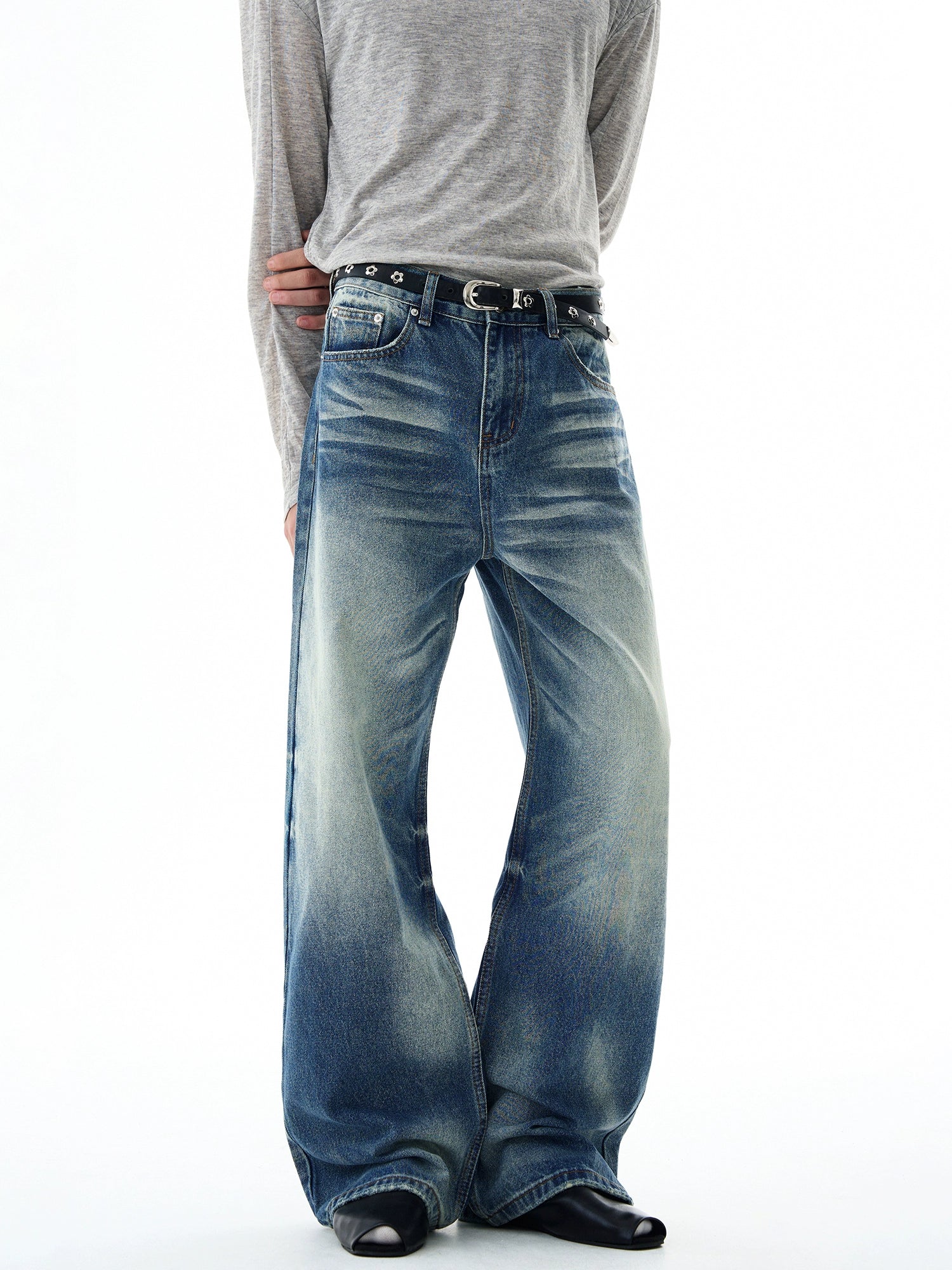 Glacier Fade Flare-Leg Jeans