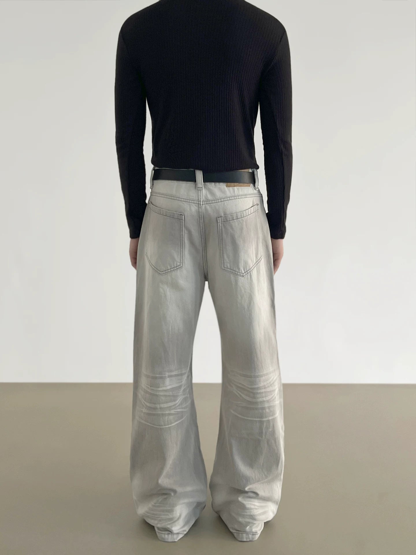 Frost Wash Wide Jeans