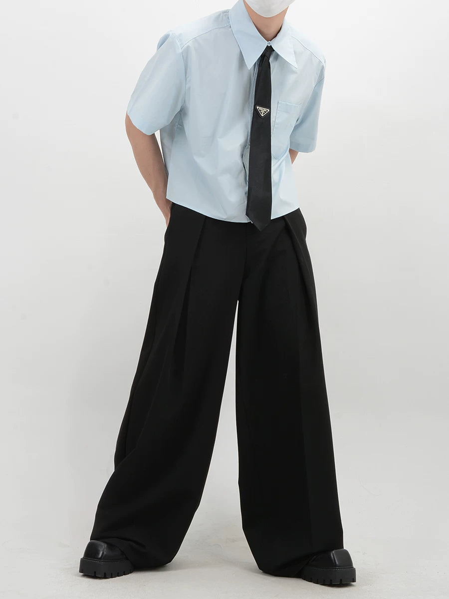 Inkline Boxy Crop Shirt