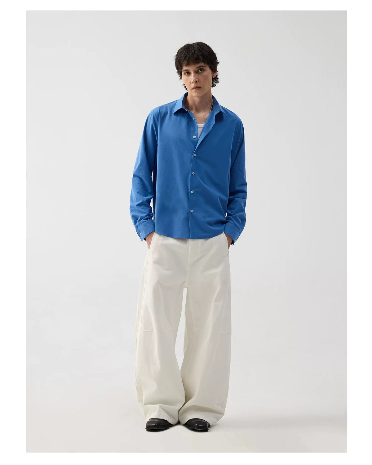 Caspian Minimal Long-Sleeve Shirt