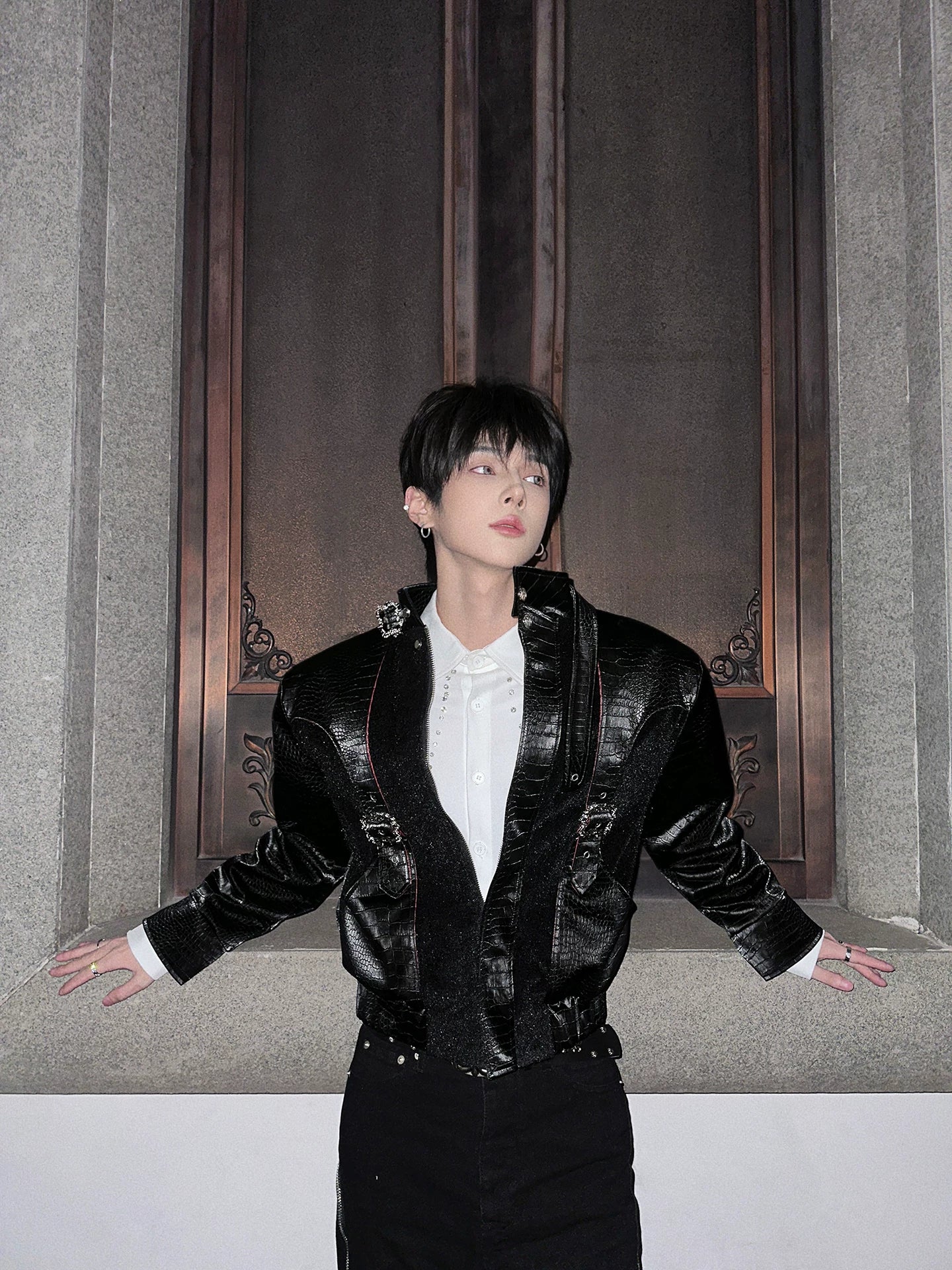 Crimson Relic Croc-Harness Jacket