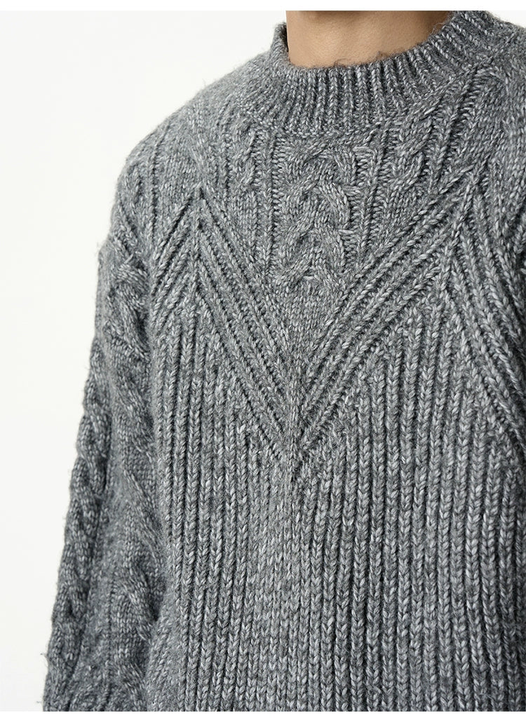 Full Cable Knit Sweater