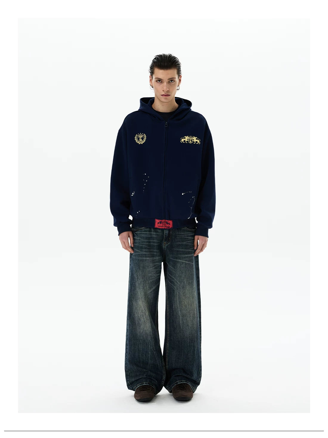 Regal Crest Unicorn Zip Hoodie