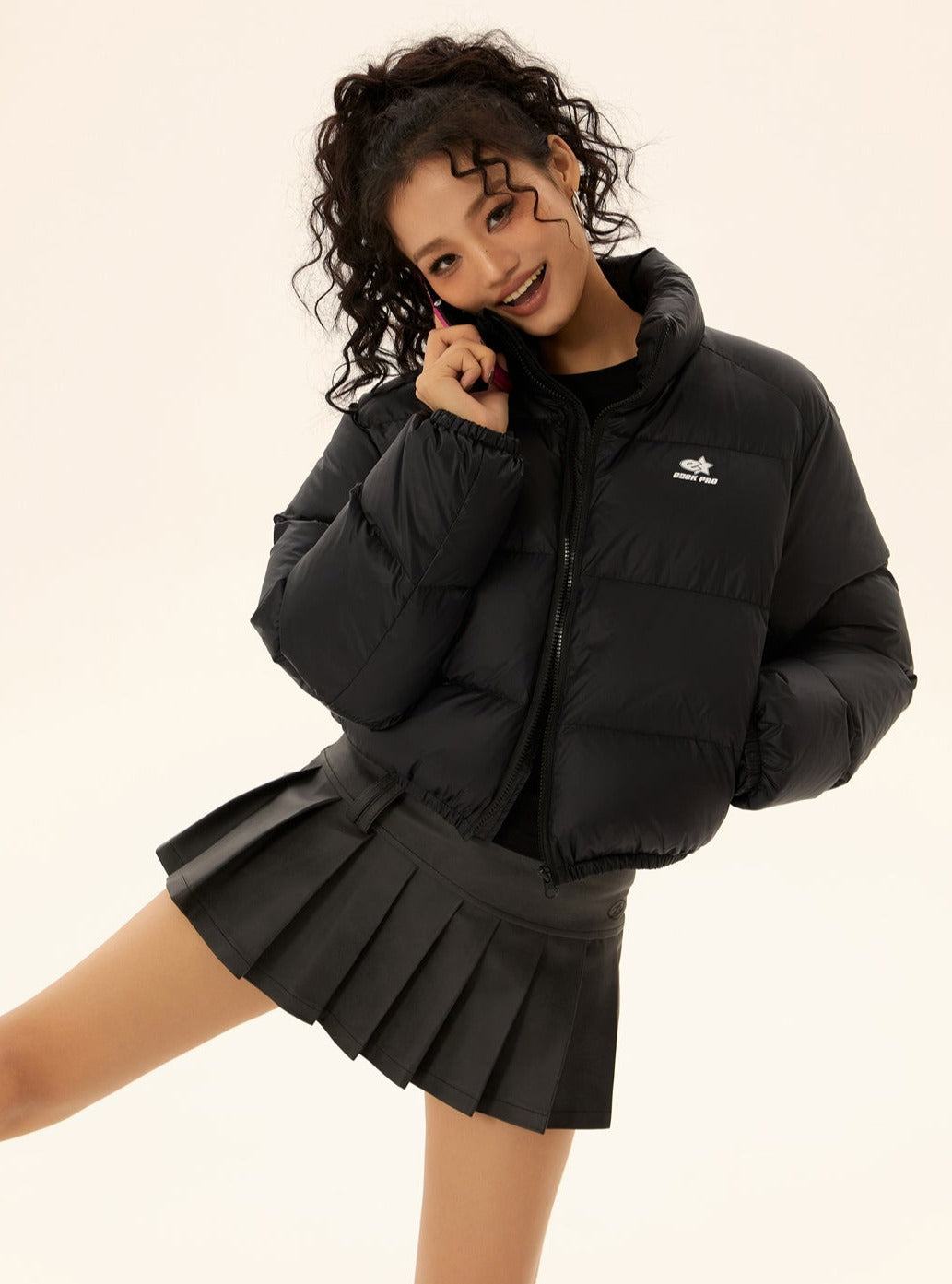 Urban Short Style 90Fil Puffer Jacket - chiclara