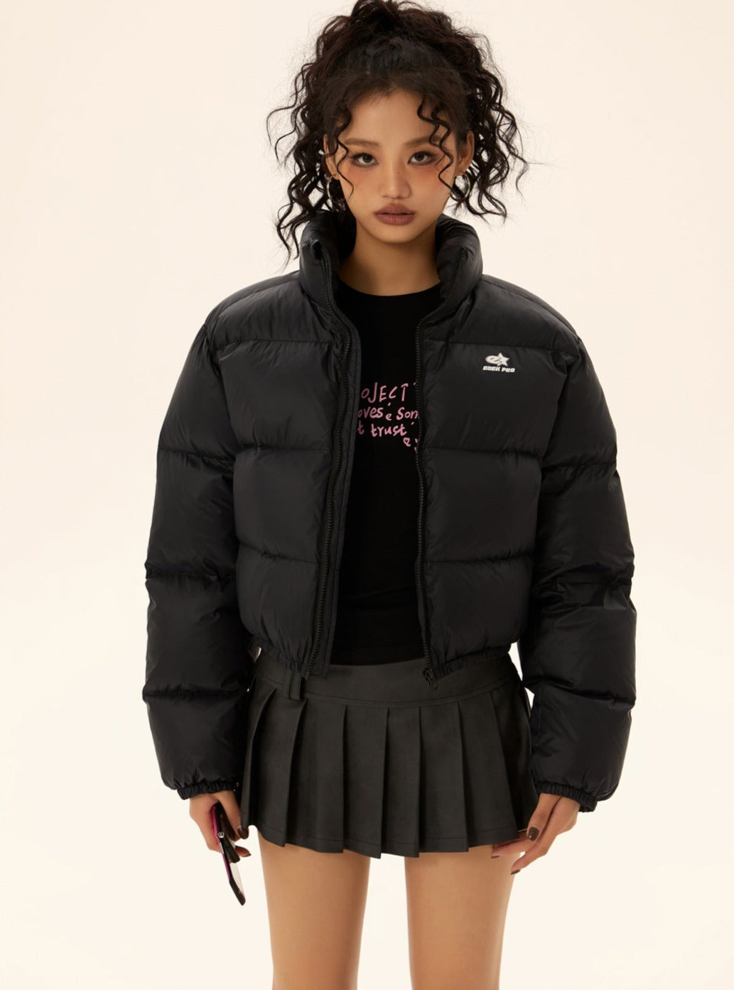 Urban Short Style 90Fil Puffer Jacket - chiclara