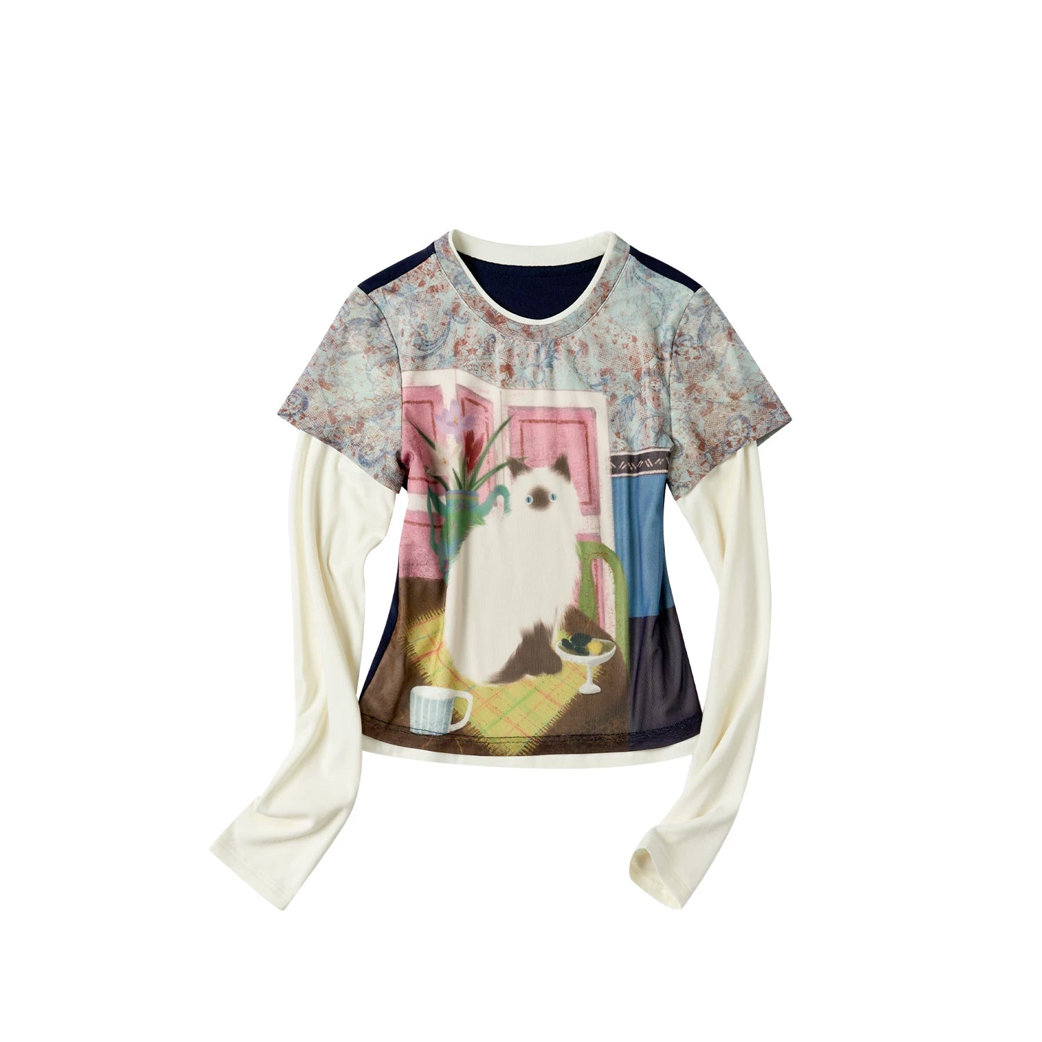 Gallery Cat Dreamscape Mesh Tee