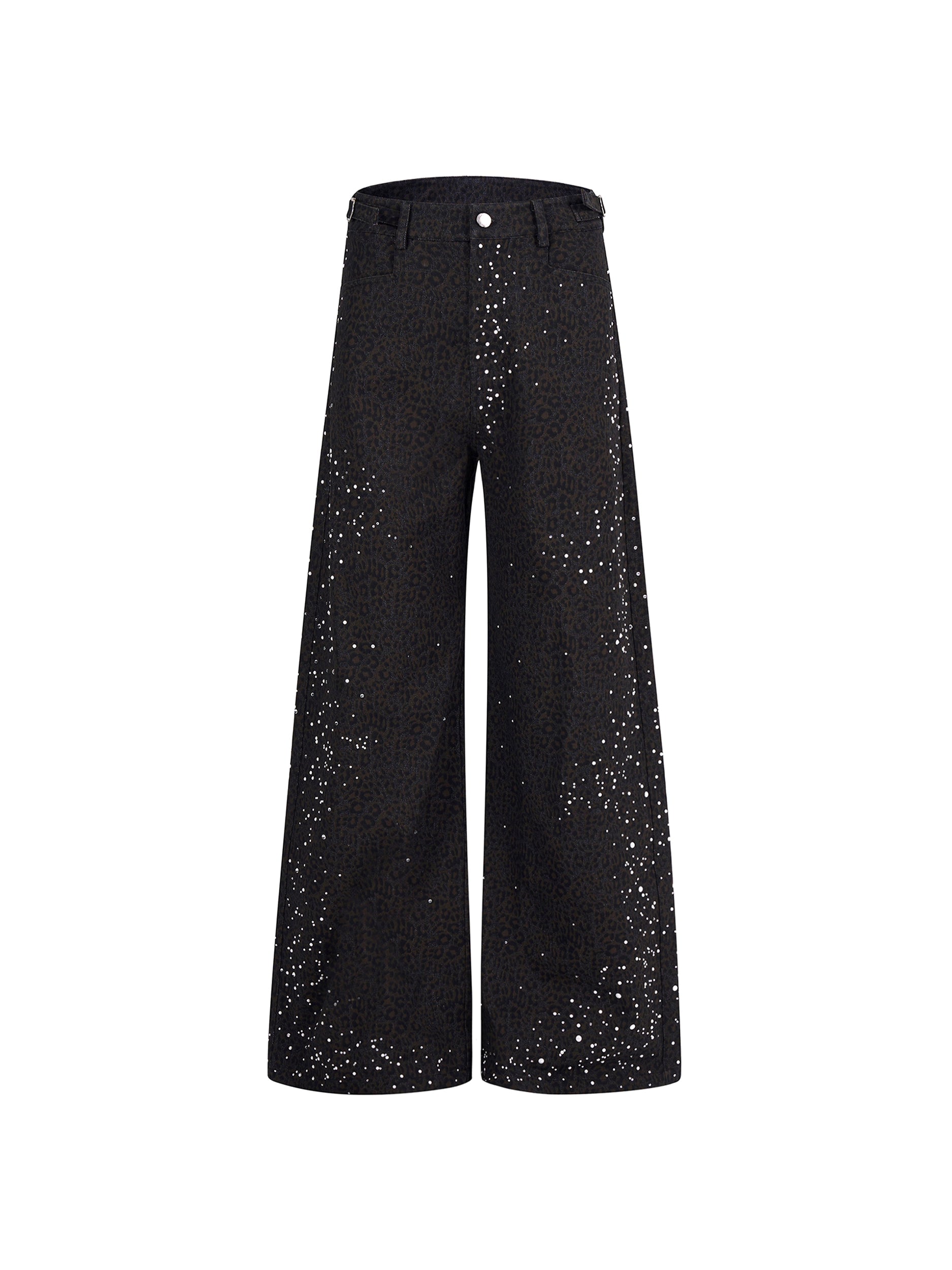 Black Wide-Leg Culotte Pants