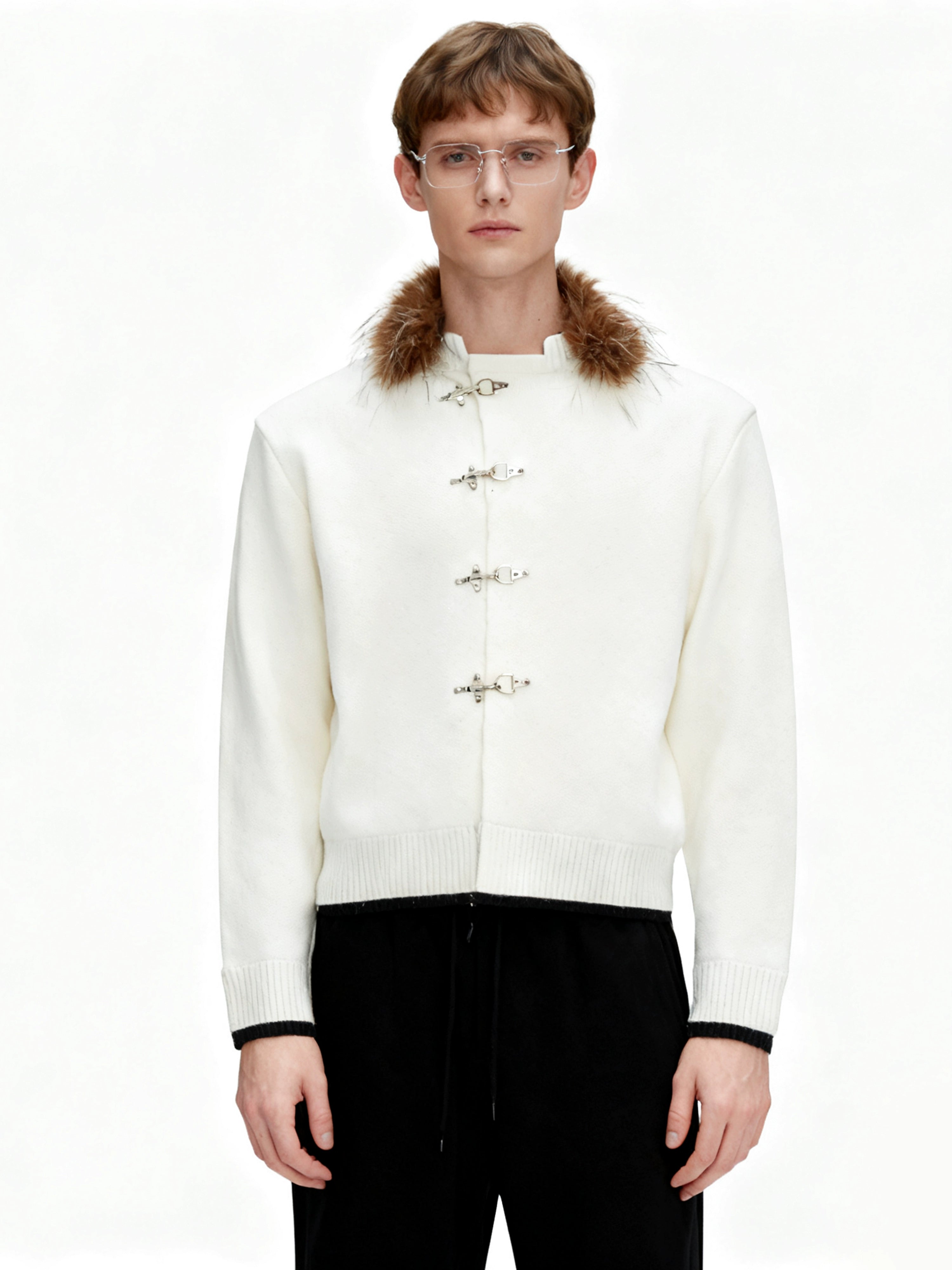 Nordic Toggle Fur Collar Jacket