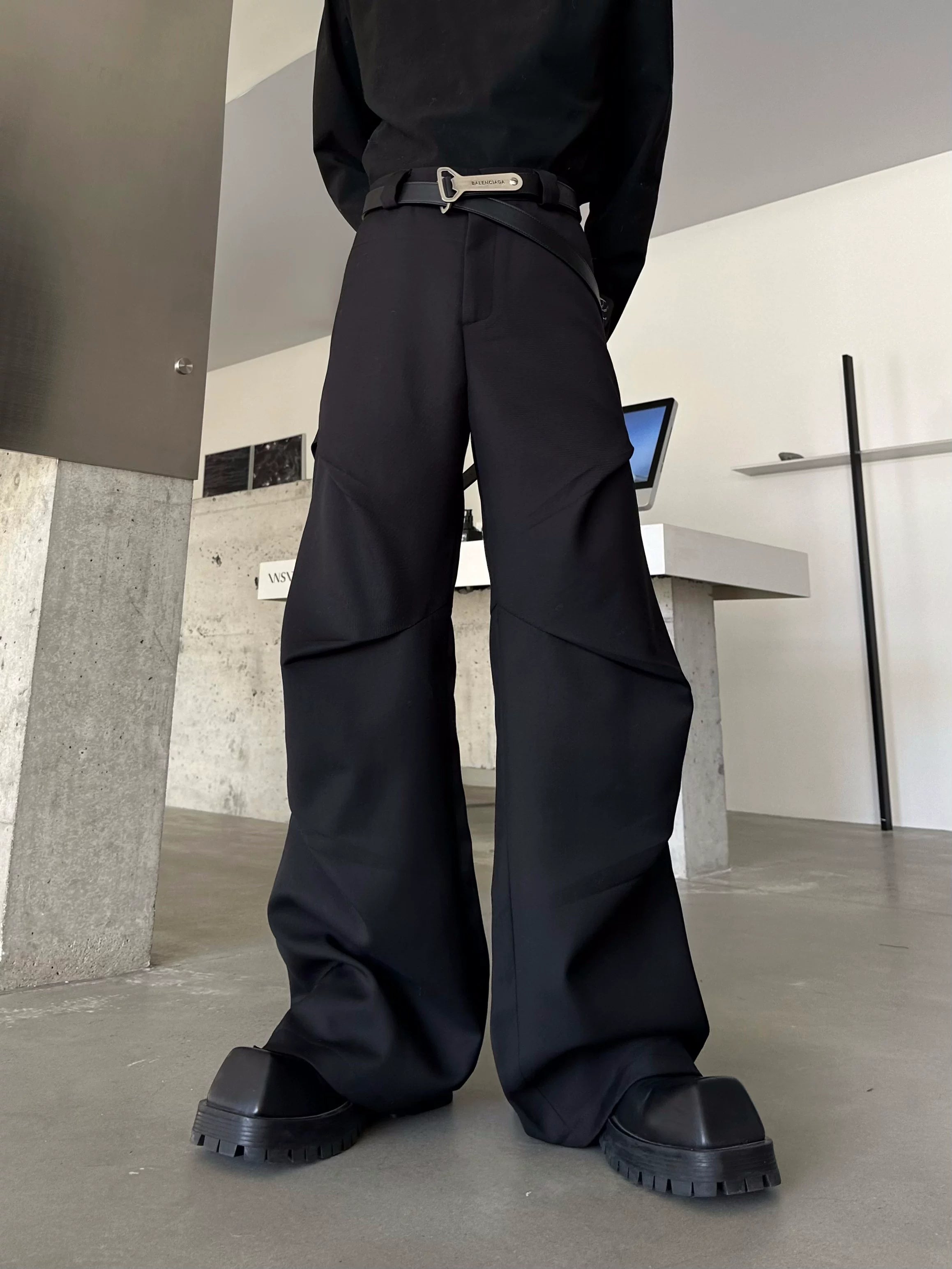 Clean Drift Wide Leg Trousers