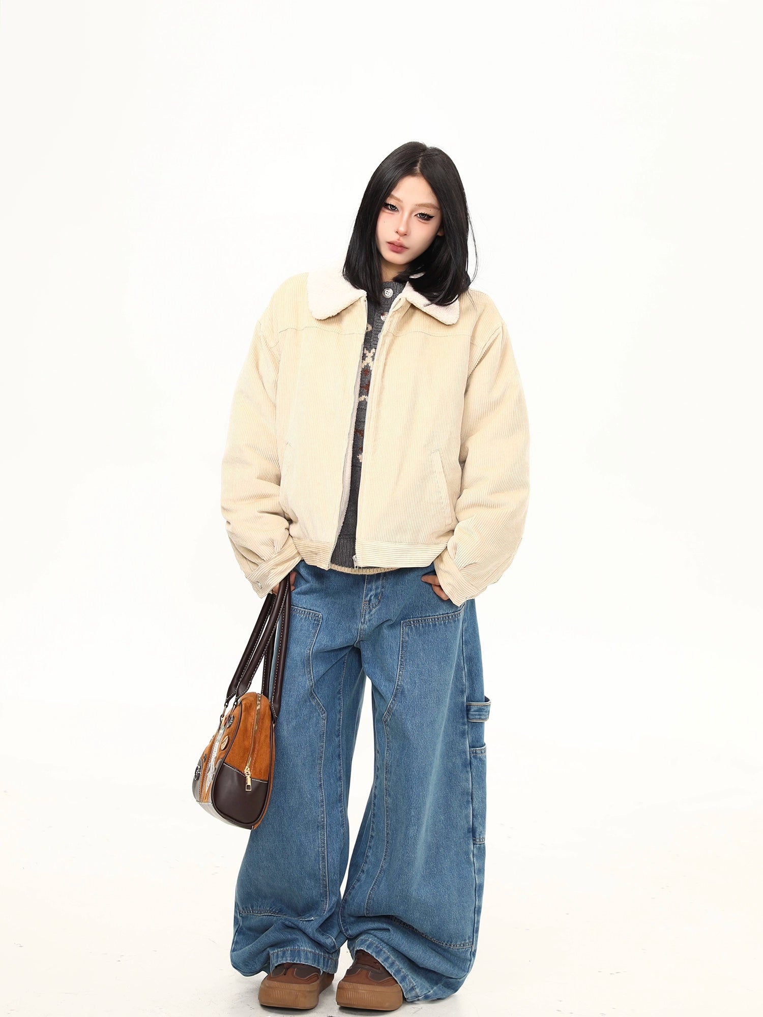 Vanilla Corduroy Cozy Jacket