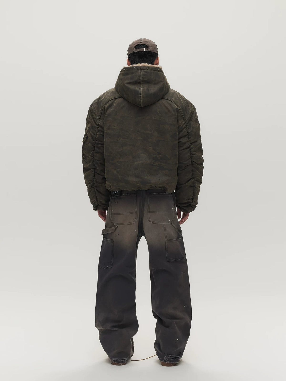 Dustland Sherpa-Lined Camo Hooded Jacket