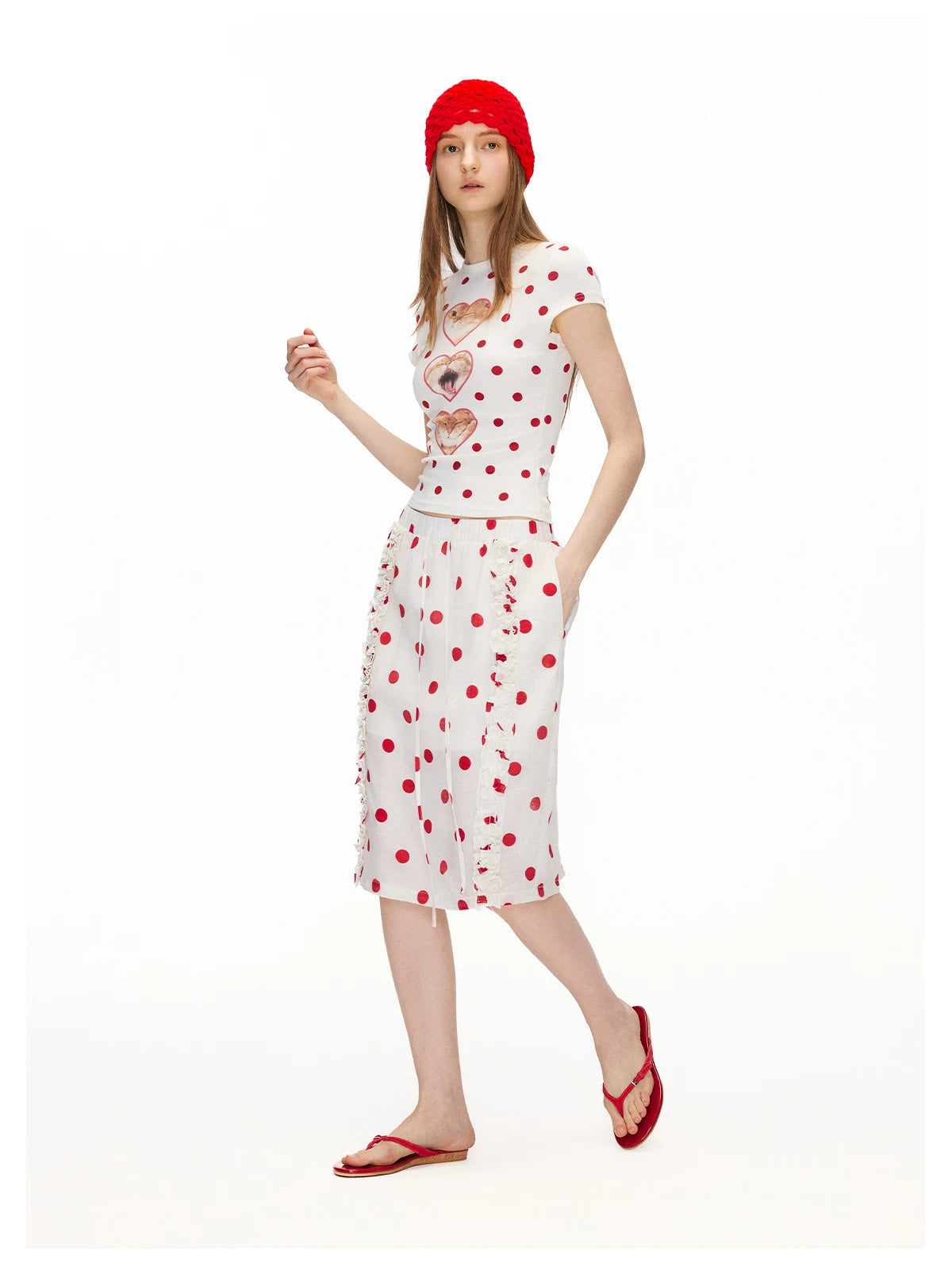 Heartfelt Whisker Dots Tee
