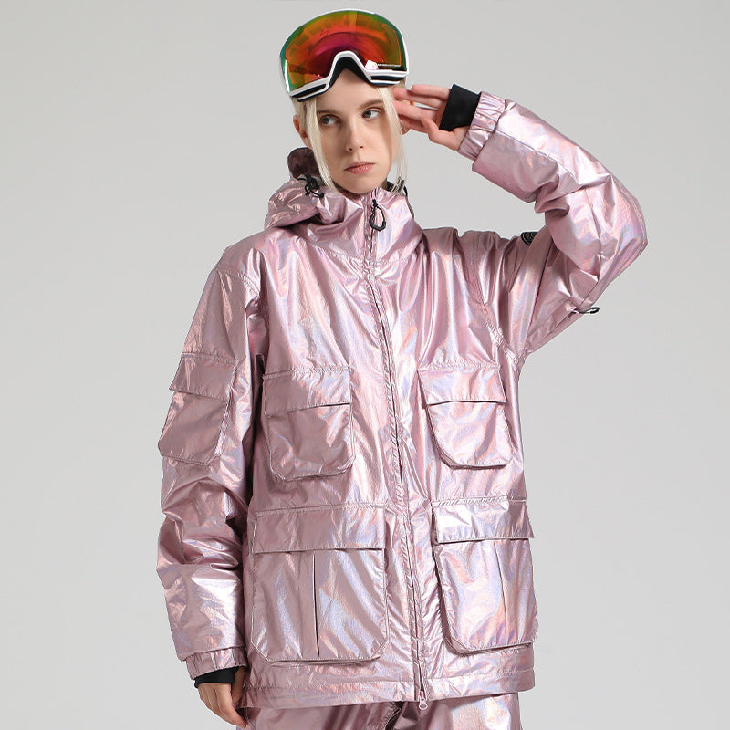 Prismatic Aurora Storm Shell Jacket