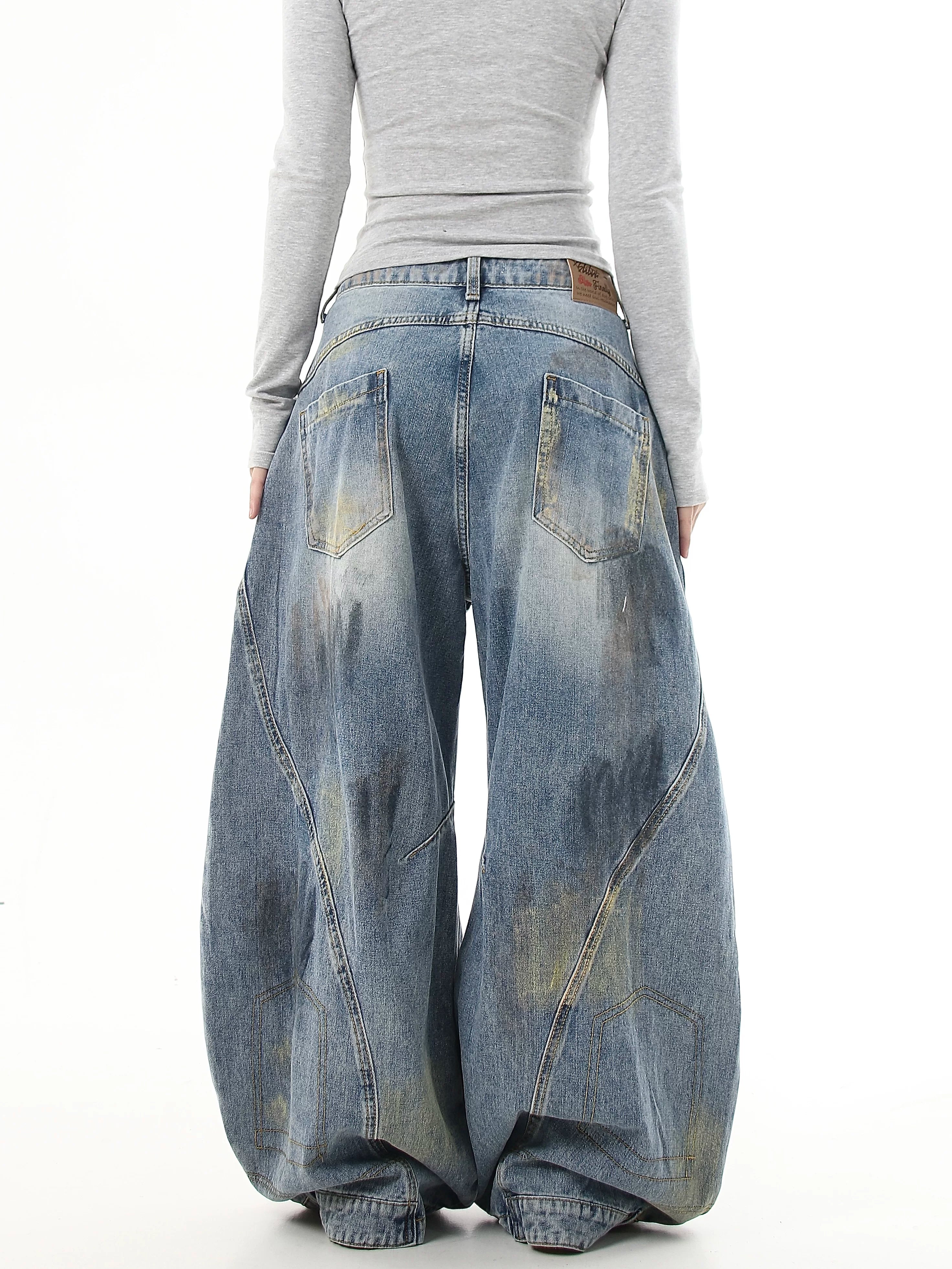 Driftwash Relic Wide‑Leg Jeans