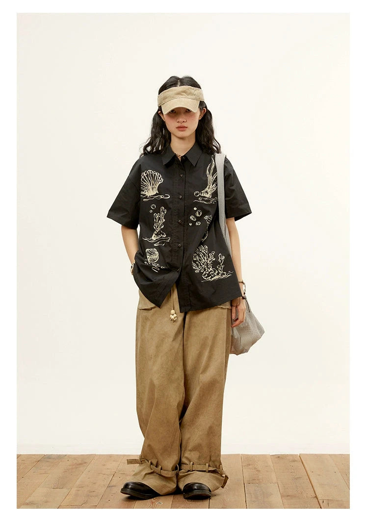 Octopusme Marine Life Print Shirt
