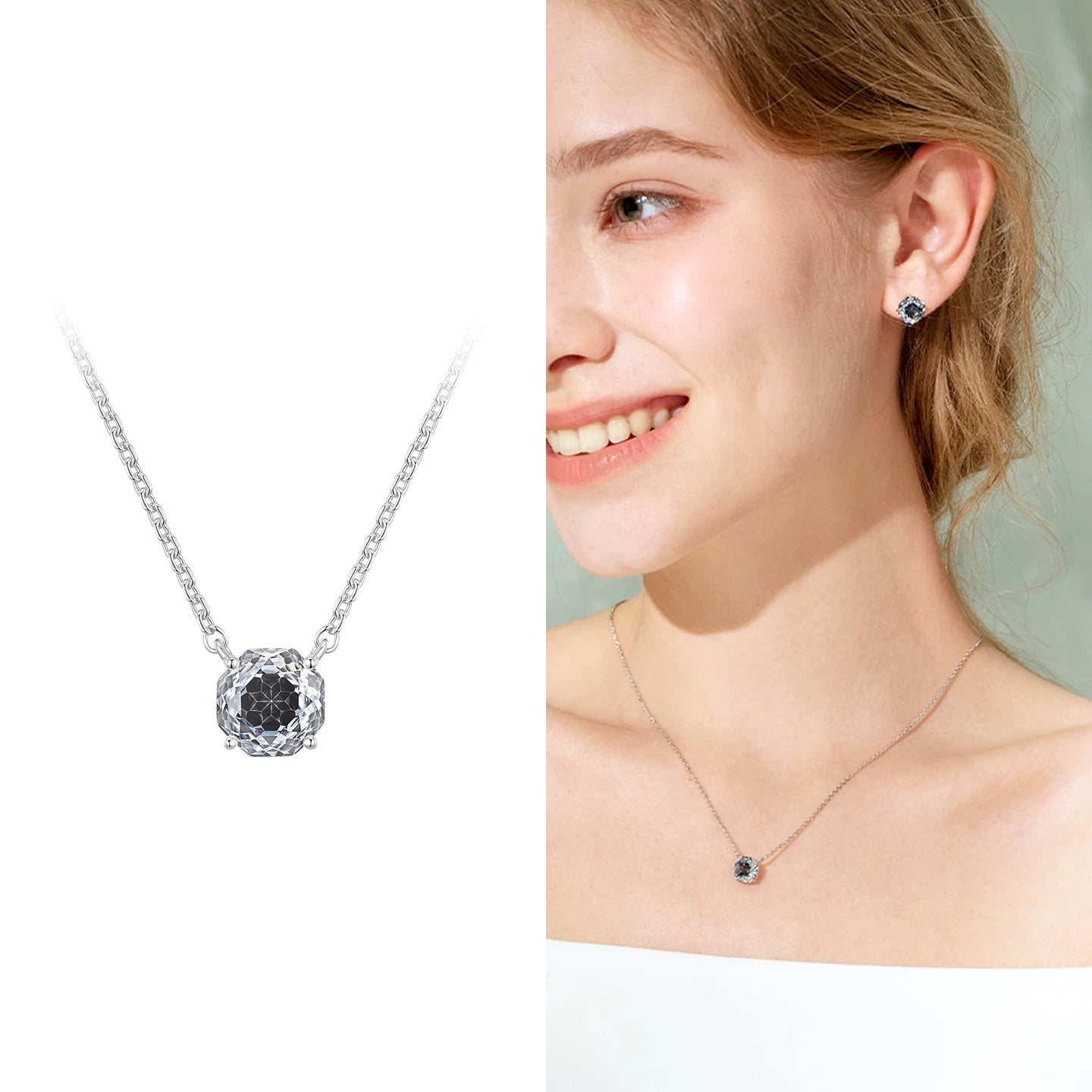Prism Rose Pendant Necklace - Devil's Eye