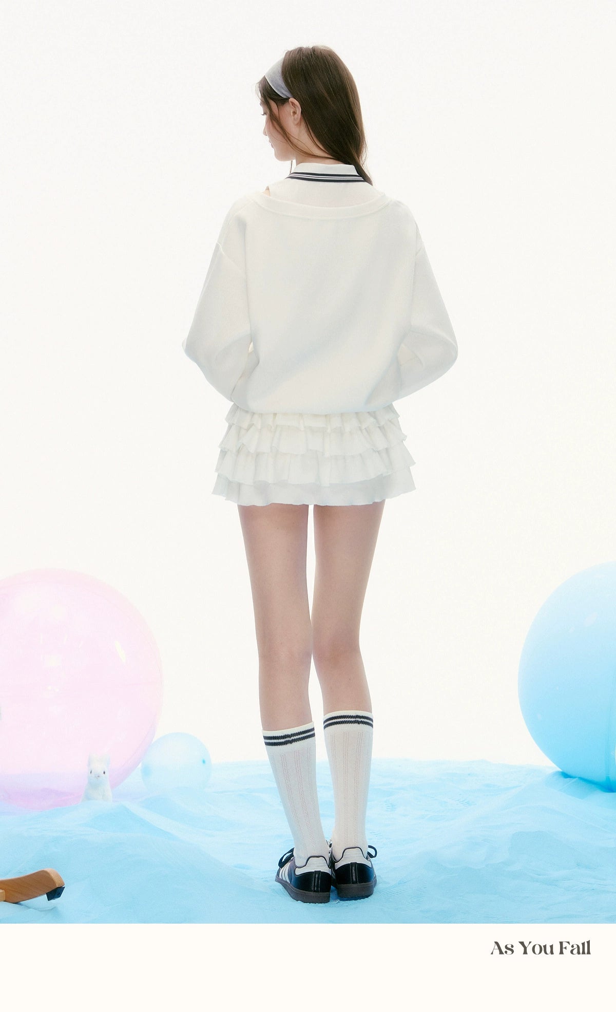 Tennis Racket Embroidered Polo Dress