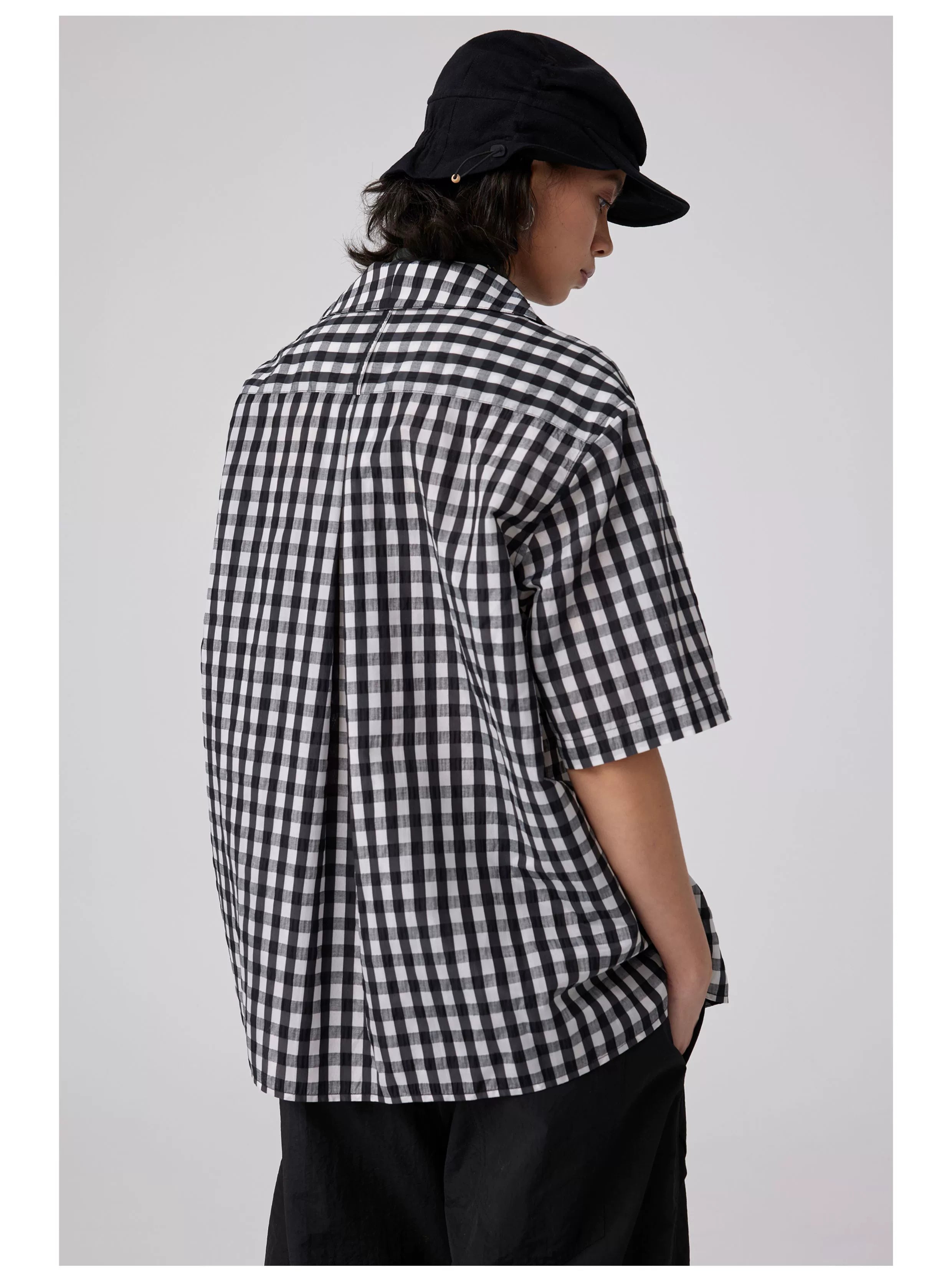 Adjustable Black Newsboy Cap