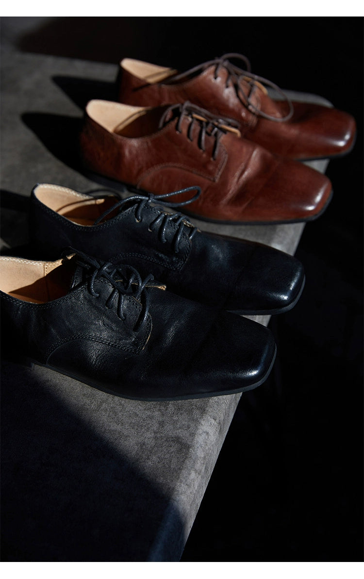 Vintage Leather Oxford Shoes