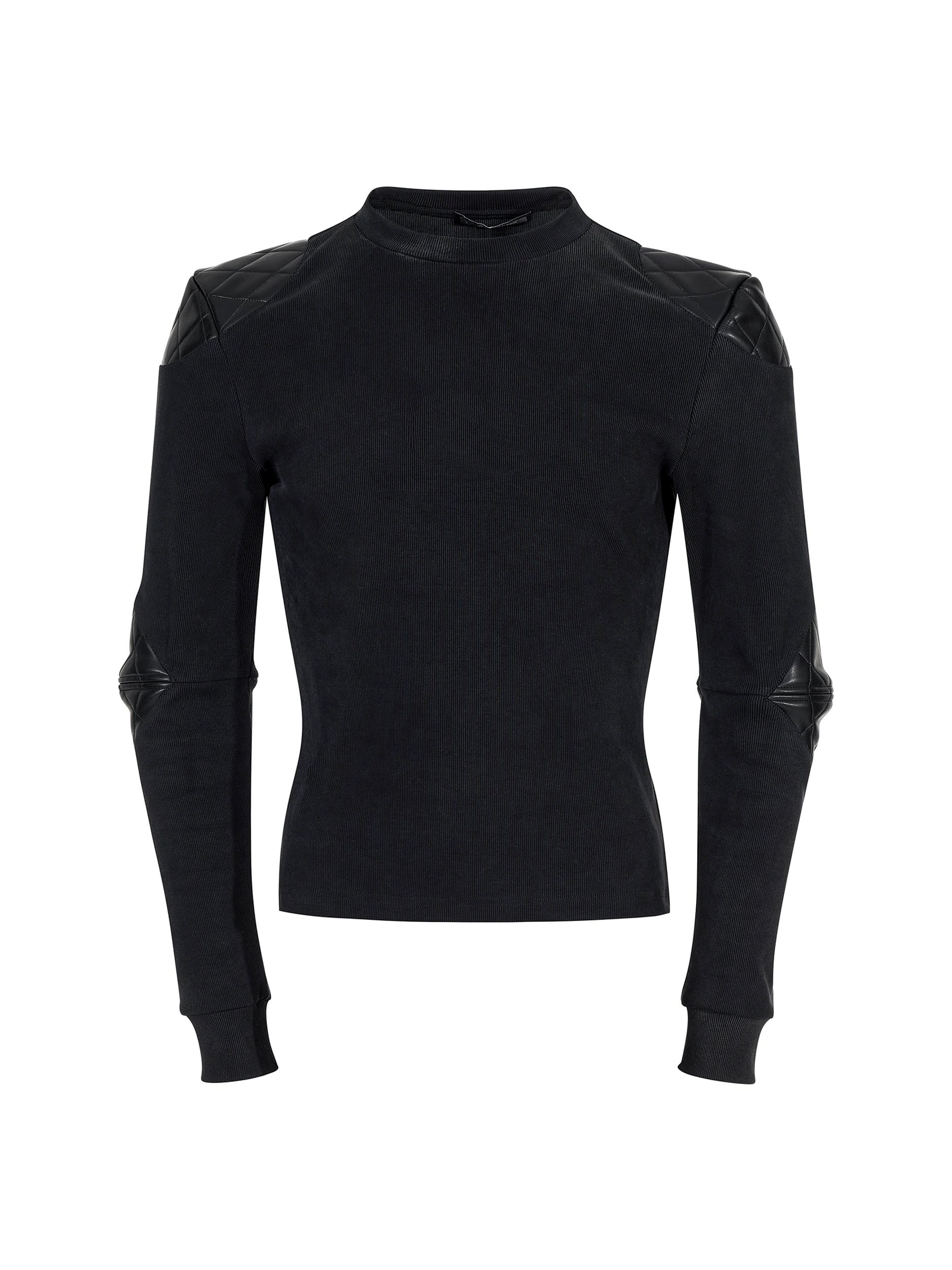 Shadow Matrix Quilted Shoulder Top