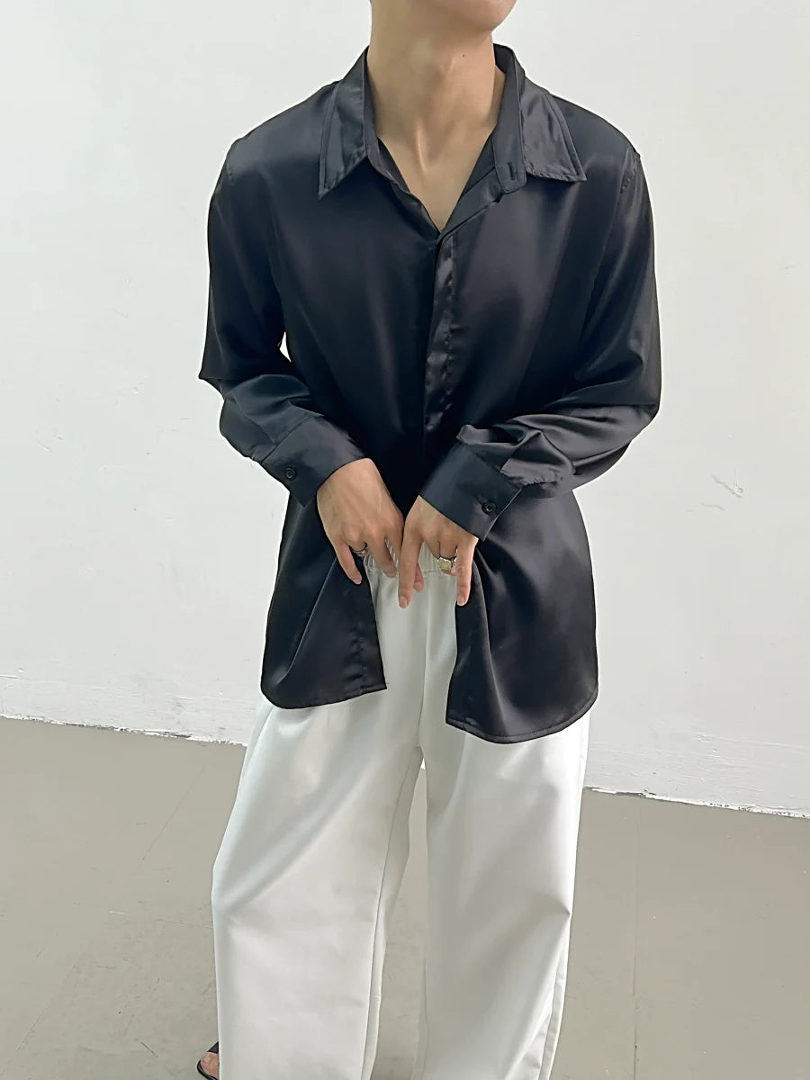 Eclipse Satin Relaxed Shirt