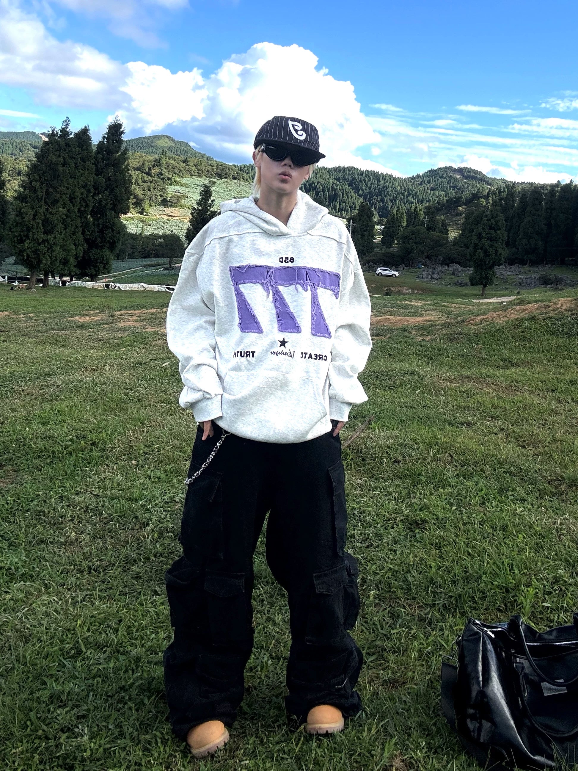 Frontier Bar Oversize Hoodie