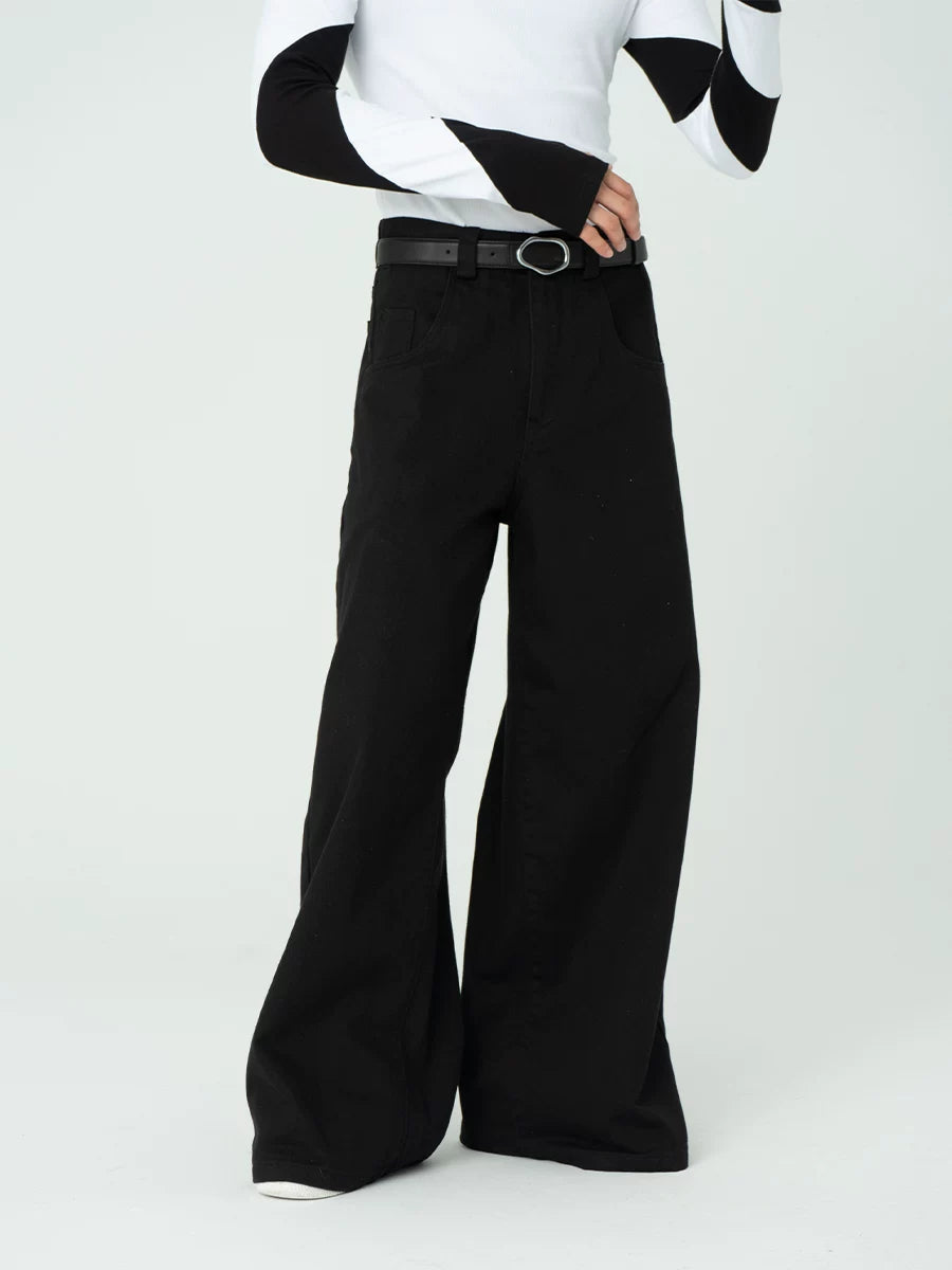 Monolith Ultra Wide-Leg Denim Pants