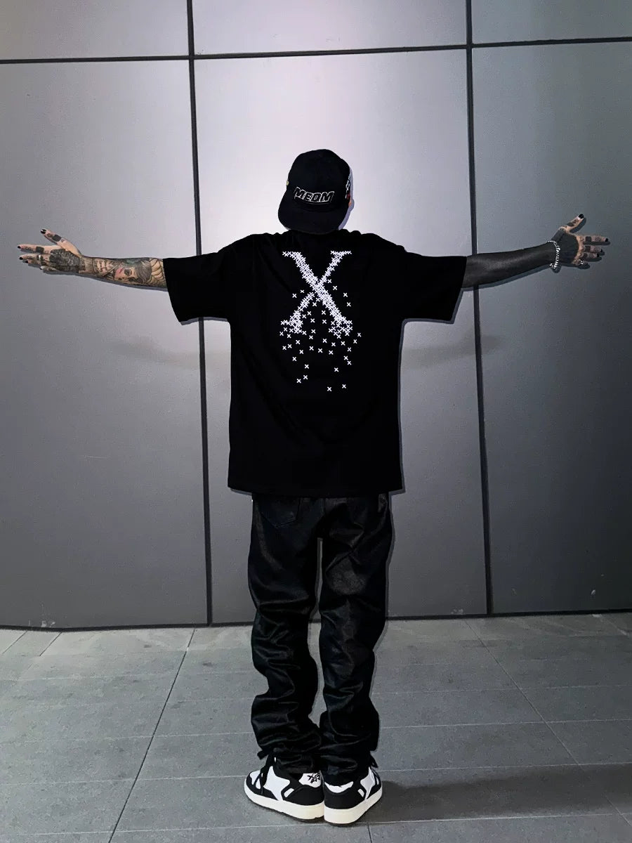 Crossfade Pixel‑X Graphic Tee