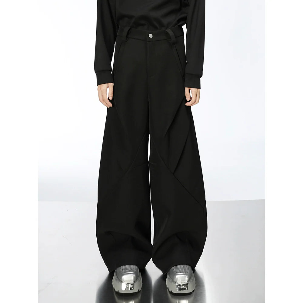 Übergroßer Kamelfarbhöfen und Weitbein-Hose Set