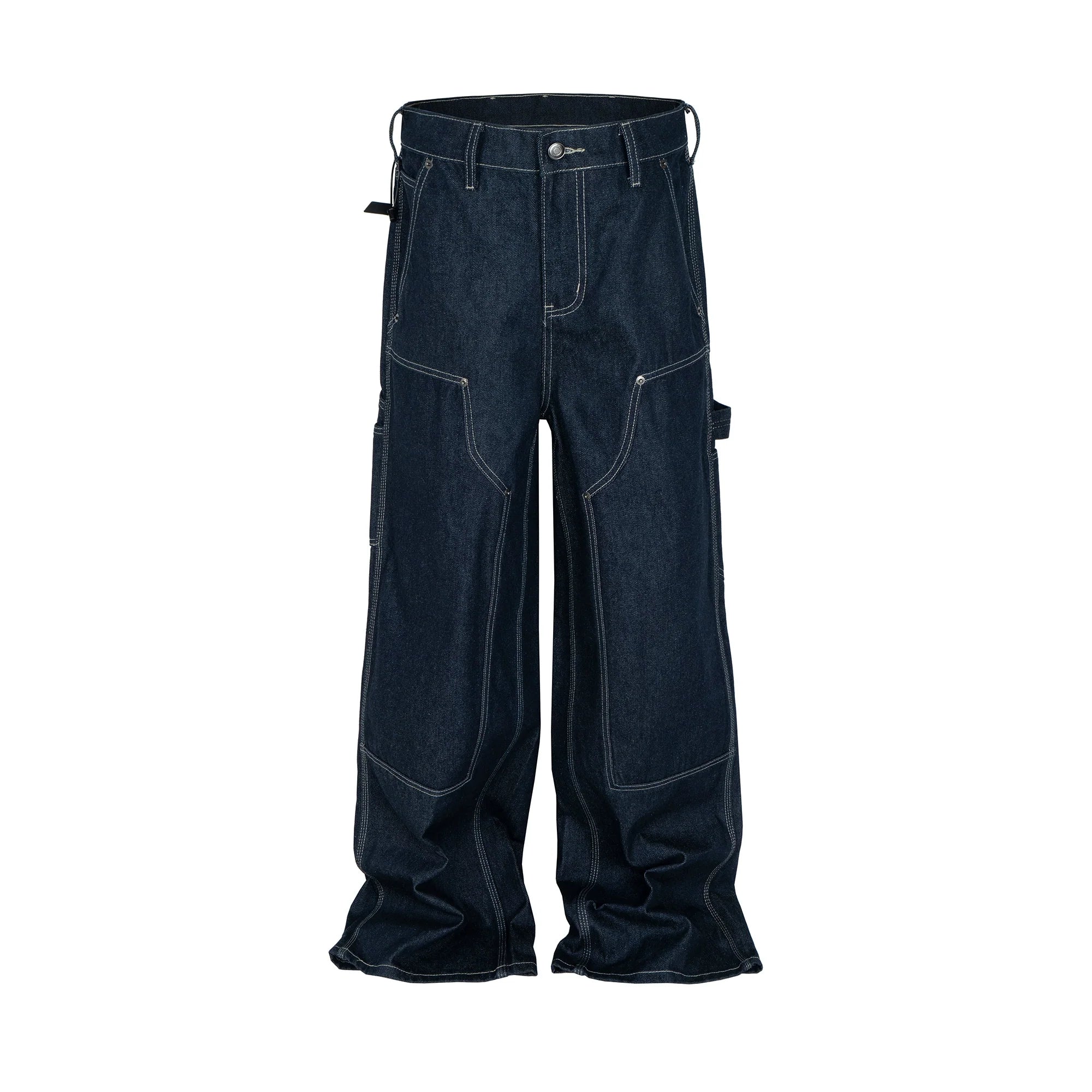 Dark Wash Wide Leg Carpenter Jeans