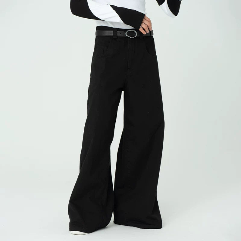 Monolith Ultra Wide-Leg Denim Pants