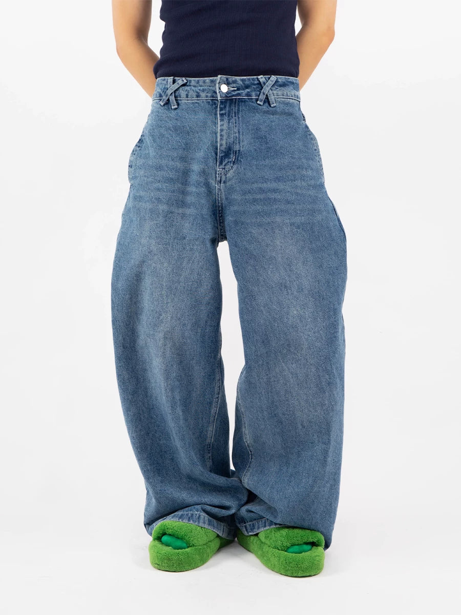 Unity Drape Ultra Wide-Leg Denim