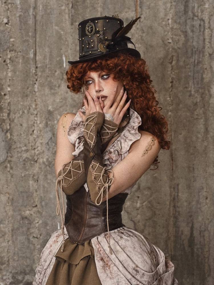 Manga de encaje vintage