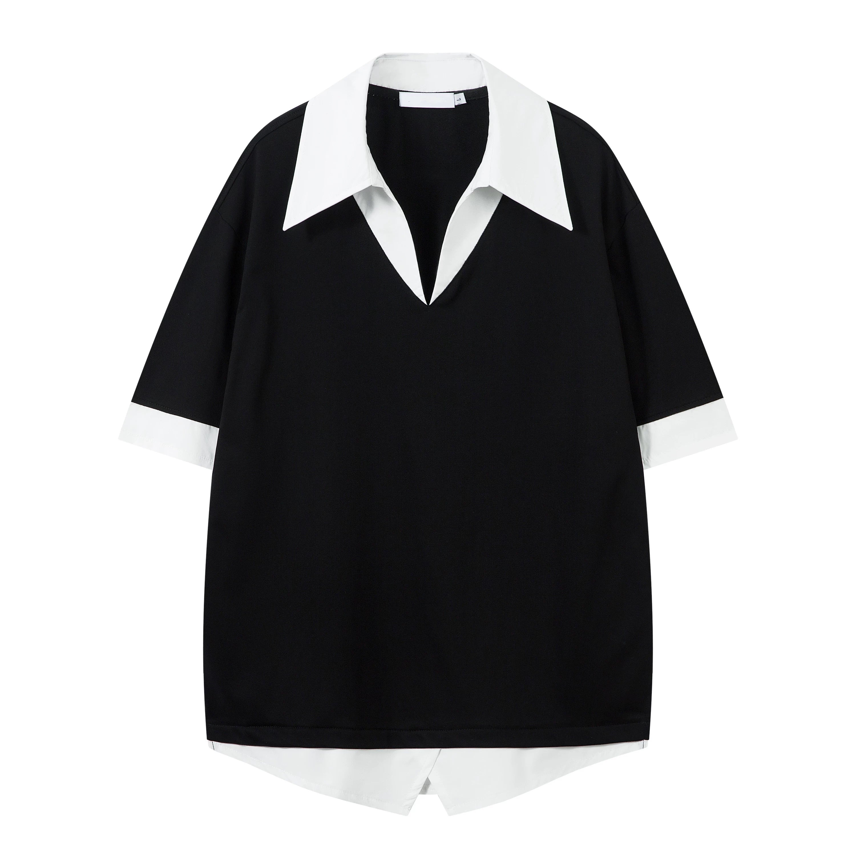 Frost Layered Collar Polo Tee