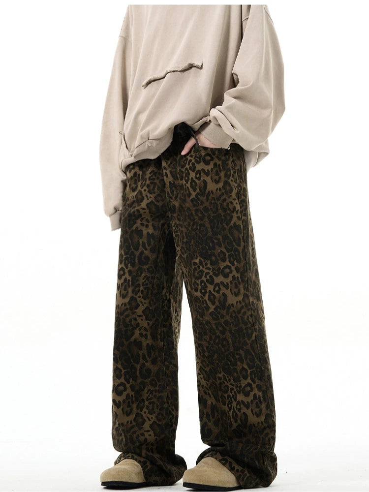 Madwitch Savage Chic Leopard Wide-Bein-Hosen