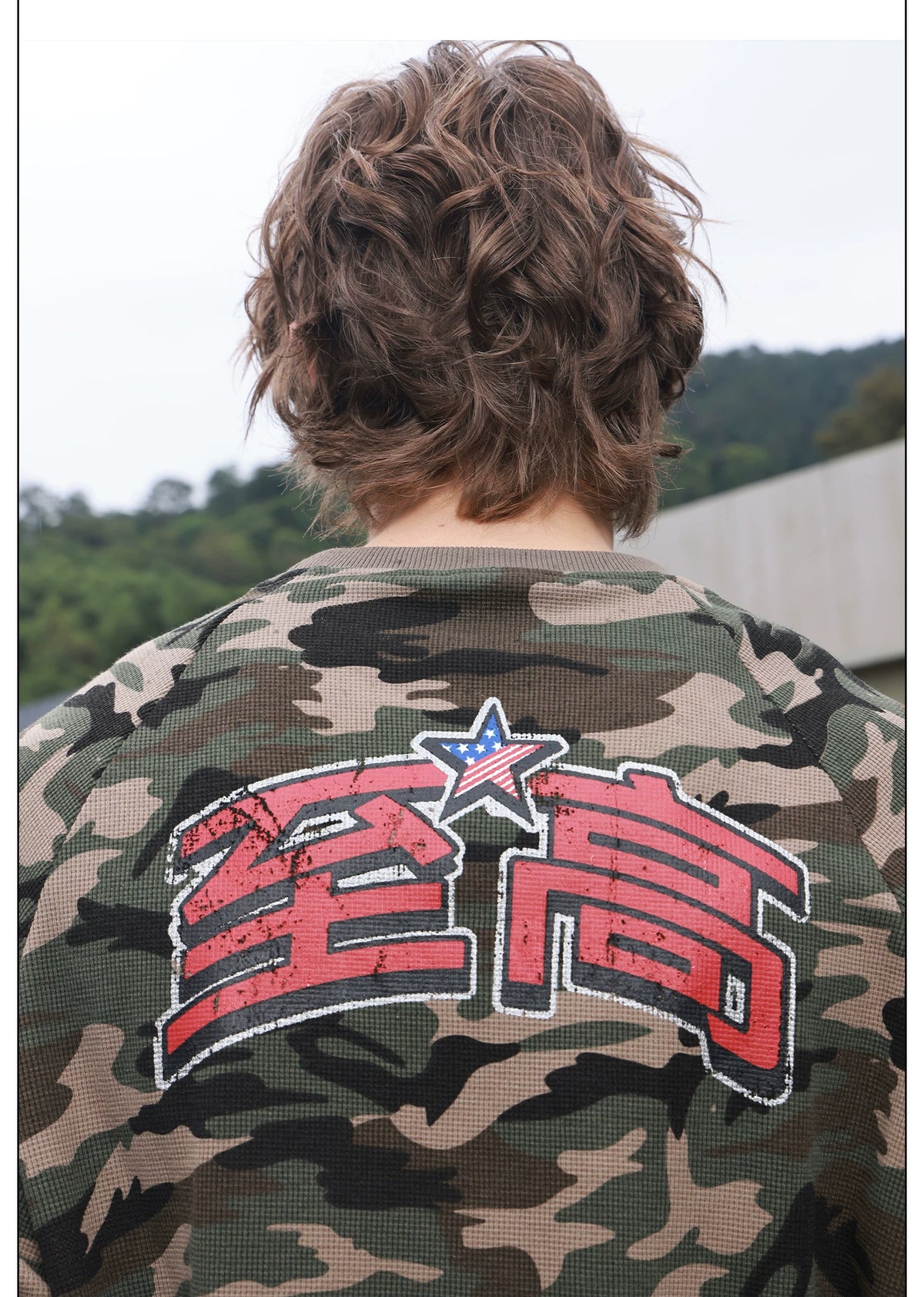 Starbound Camo Graphic Long Sleeve Tee