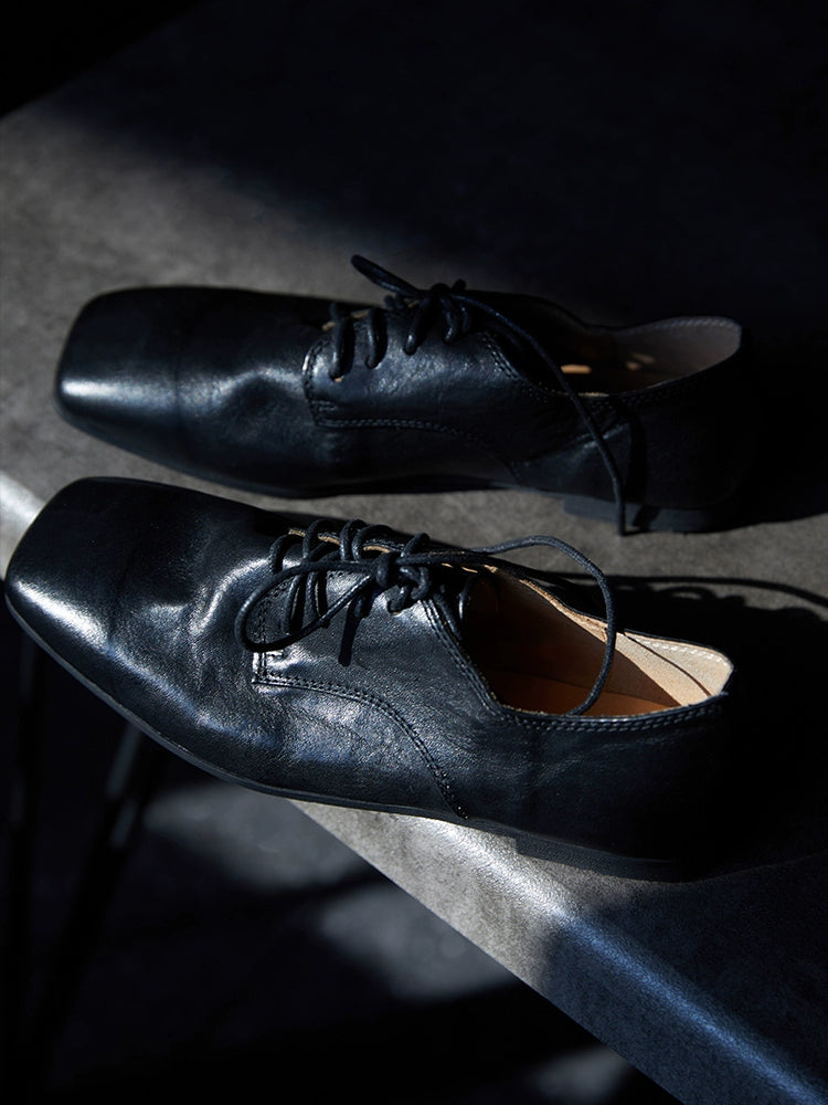 Vintage Leather Oxford Shoes