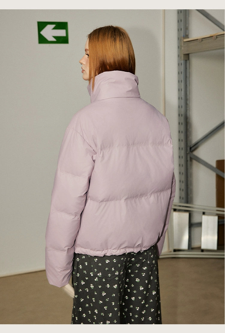 Veste en coton à col courte