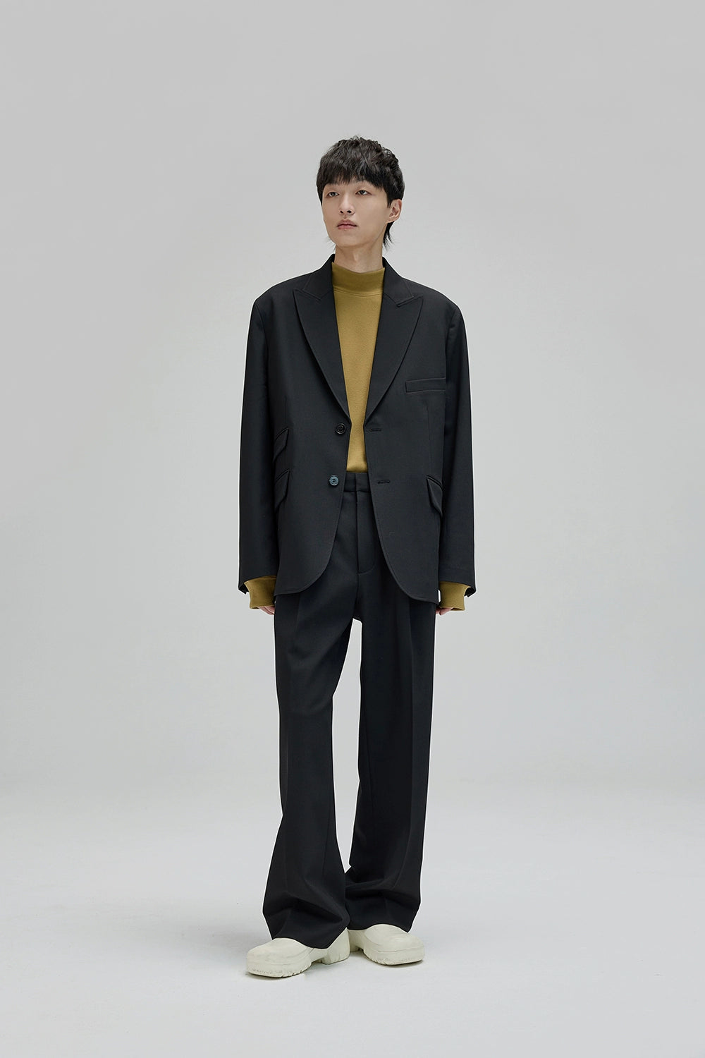 Pantalones de traje ancho