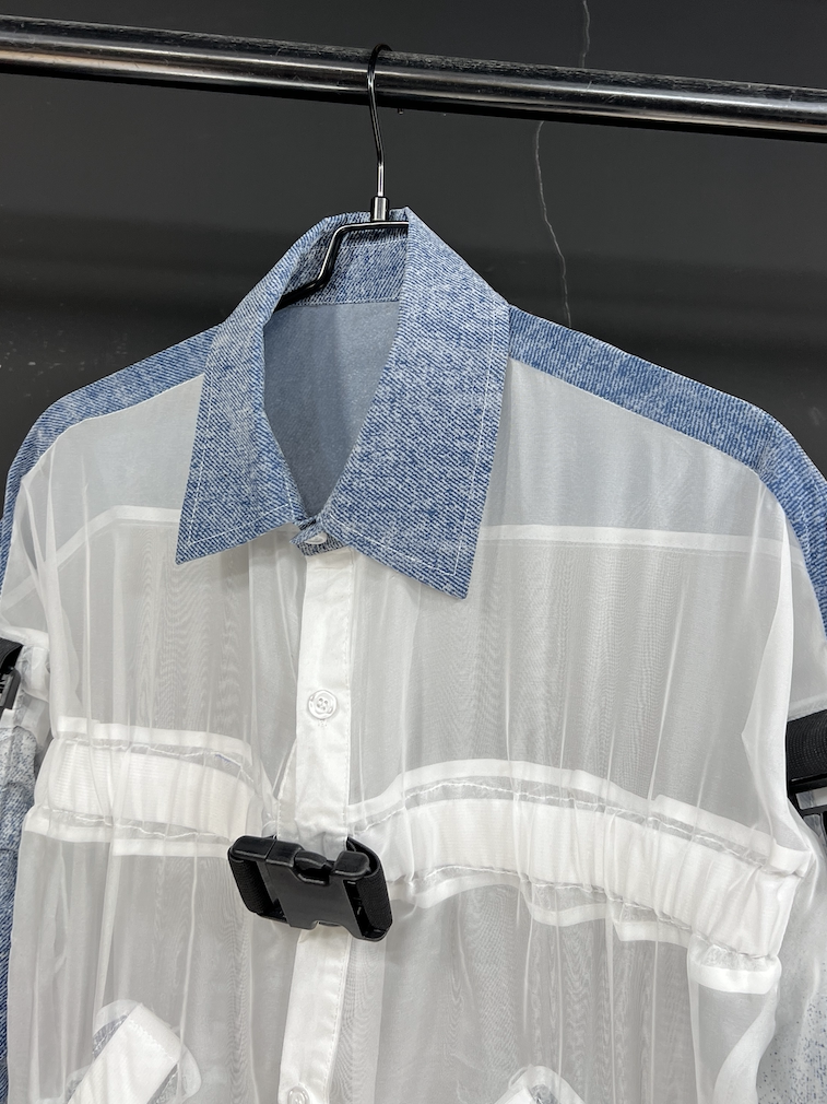 Frostbound Harness Sheer Utility Shirt