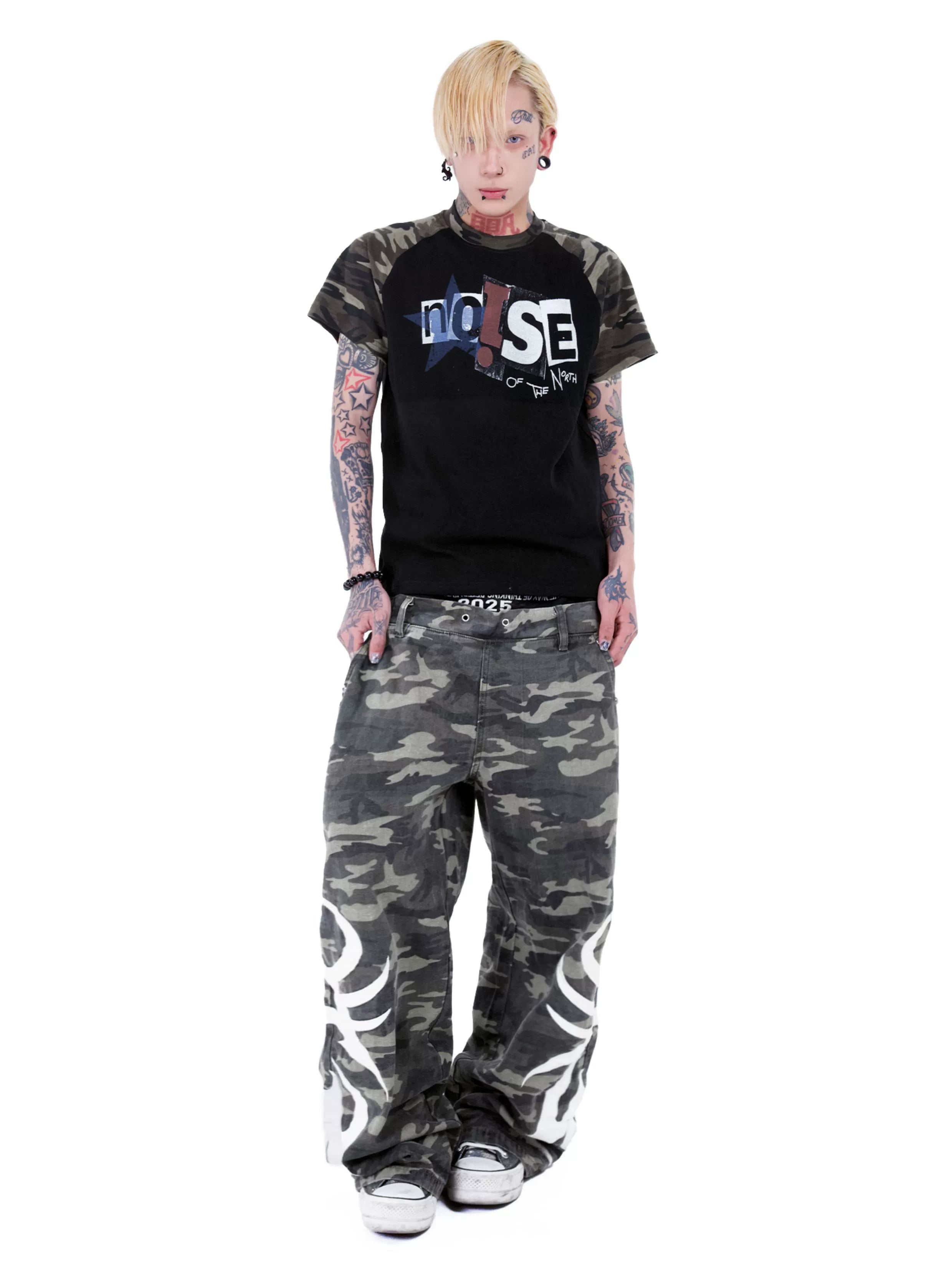 Camo Noise North Star Tee