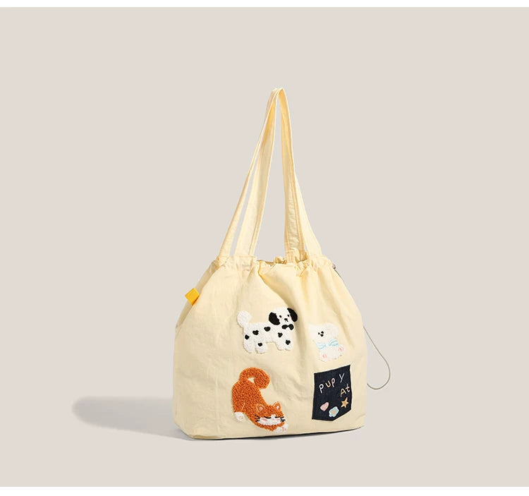 Puppy Pals Playtime Drawstring Tote