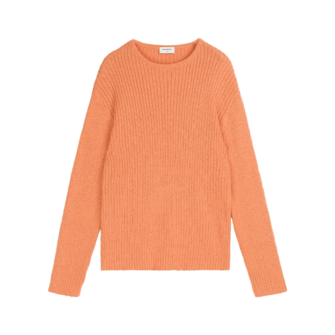 Sunpeach Ribbed Knit Pullover