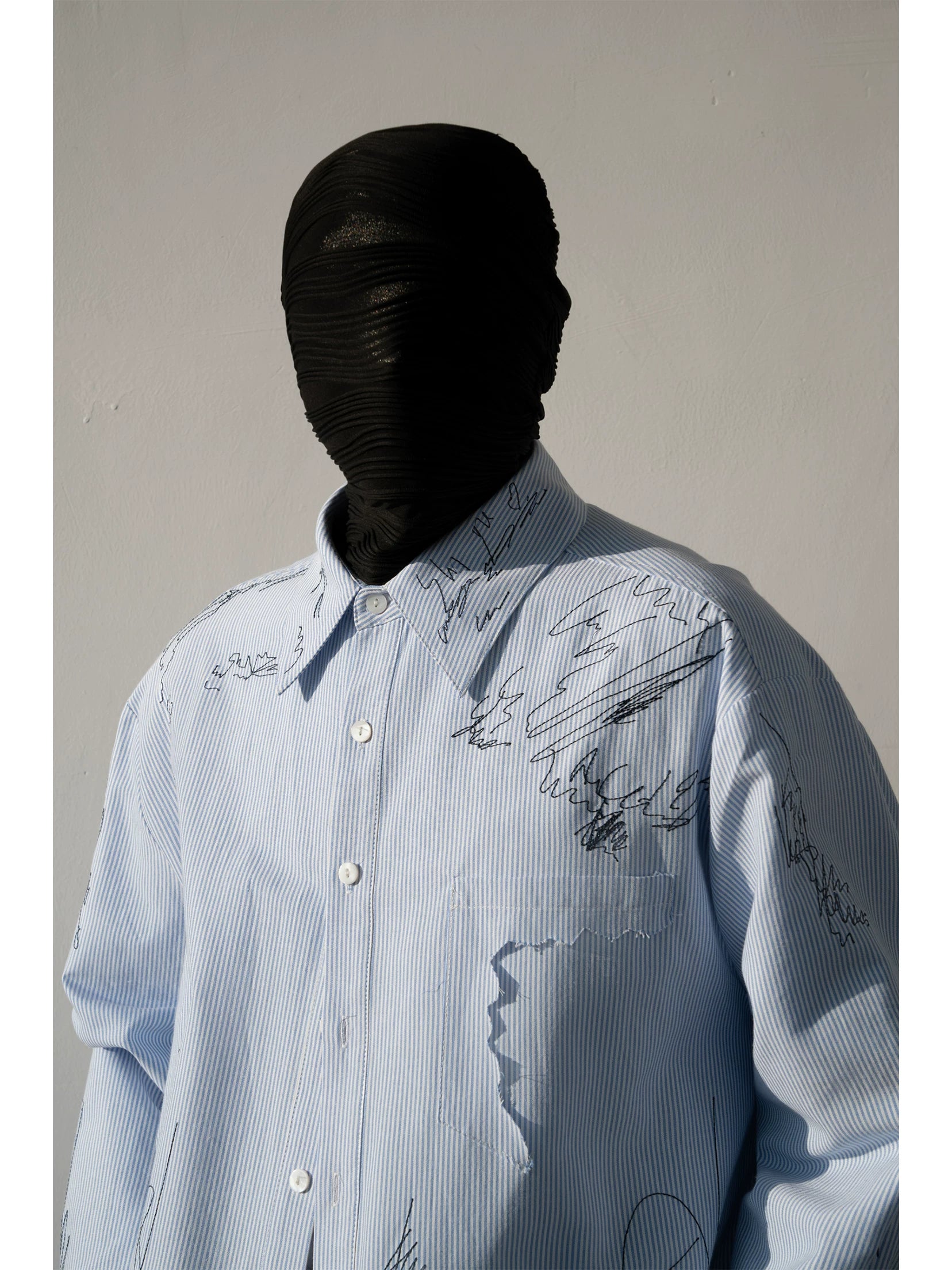 Skyline Scribble Stripe Shirt