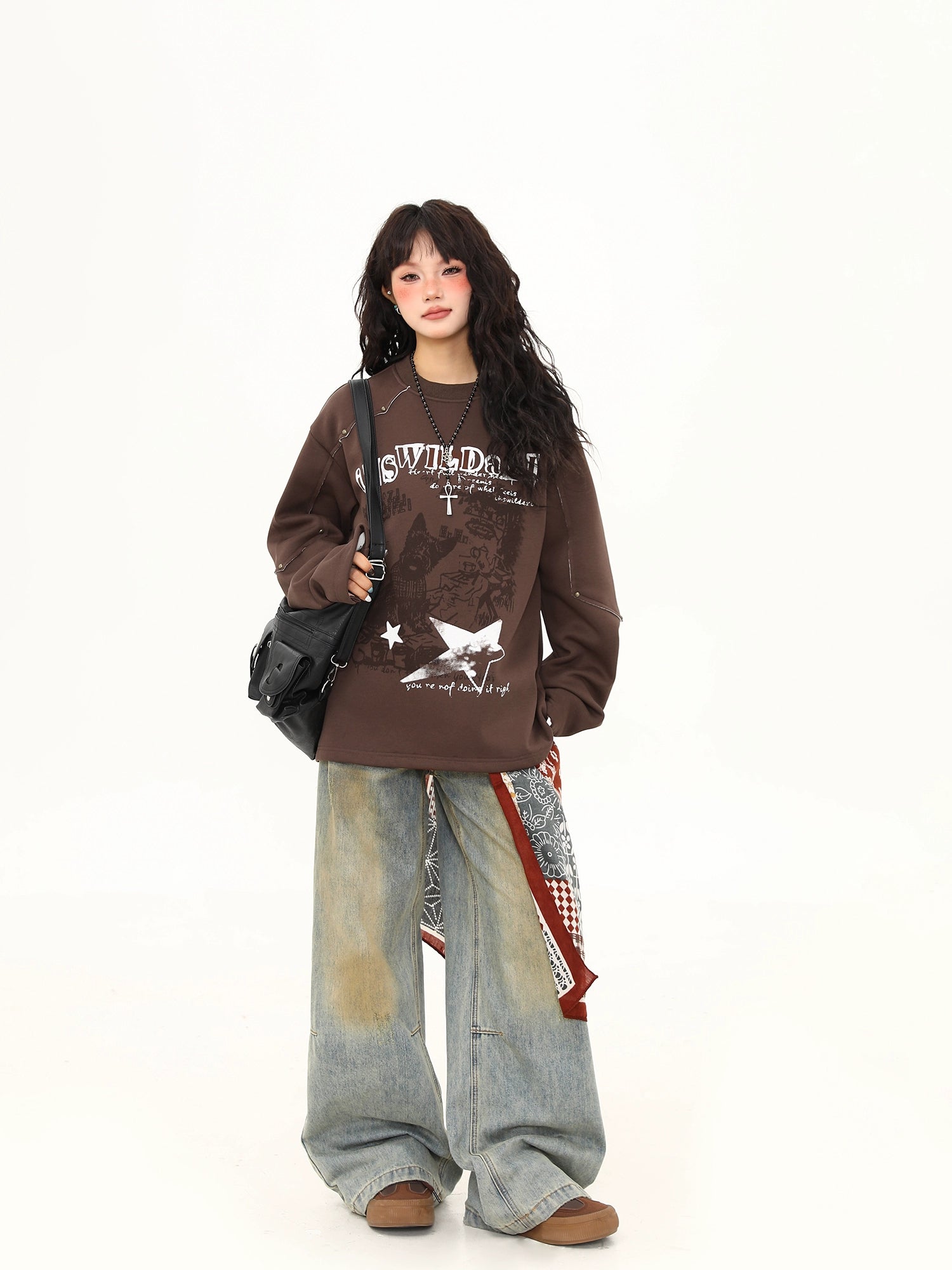 Rust Rebel Graphic Sweatshirt
